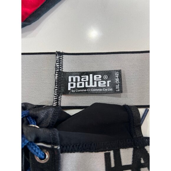 Men’s lace up jock with Red Addicted - Picture 3 of 7